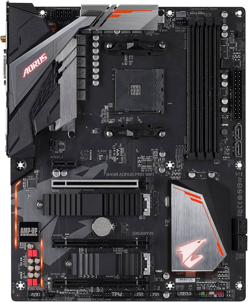 GIGABYTE B450 AORUS PRO WIFI ATX マザーボード [AMD B450チップセット搭載] MB4533